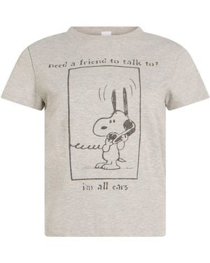 RE/DONE T-Shirt Cotton, Polyester - White