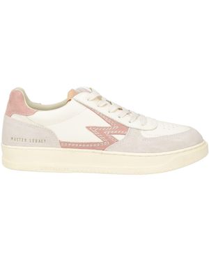Moaconcept Ivory Sneakers Leather, Textile Fibers - Natural