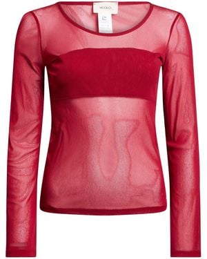 ViCOLO Burgundy Top Polyamide - Red
