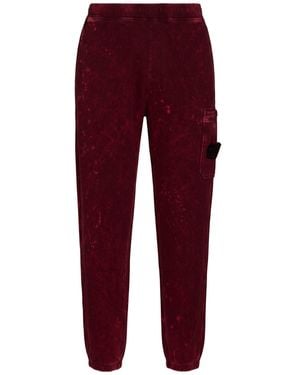 Stone Island Trousers Cotton - Red