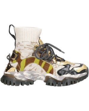 Cljd Trainers Textile Fibres, Leather - White