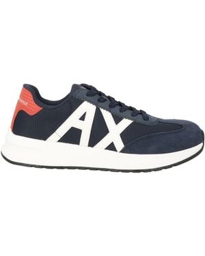 ARMANI EXCHANGE Sneakers Polyester, Polyurethane - Blue
