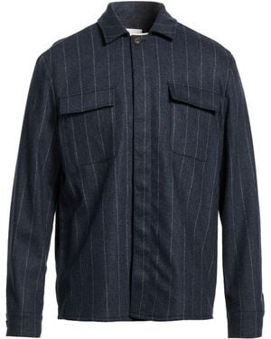 Eleventy Midnight Jacket Wool, Cashmere, Elastane - Blue
