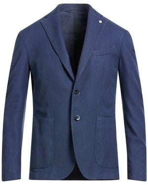 L.B.M. 1911 Blazer Cotton, Polyamide, Elastane - Blue