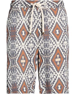 PHILOTINTO Shorts & Bermuda Shorts Viscose - Blue