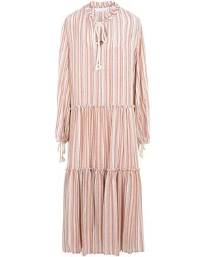 See By Chloé Maxi Dress Viscose, Wool, Polyamide - Pink