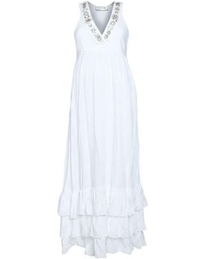 Haveone Midi Dress Viscose - White