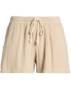 DONNI. Sand Shorts & Bermuda Shorts Cotton - Natural