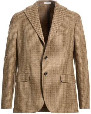 Boglioli Khaki Blazer Virgin Wool - Natural