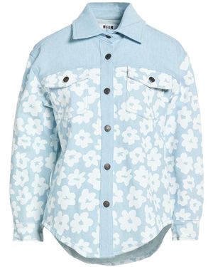 MSGM Denim Shirts - Blue