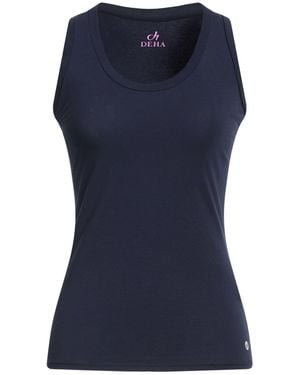 Deha Tank Top Cotton, Elastane - Blue