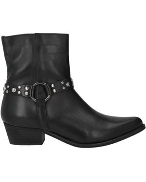 Divine Follie Ankle Boots Leather - Black