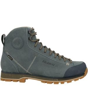 Dolomite Slate Ankle Boots Leather, Textile Fibres - Grey