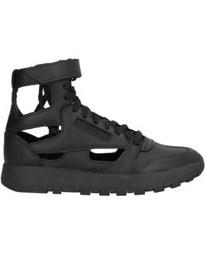 MAISON MARGIELA x REEBOK Trainers Leather, Textile Fibres - Black