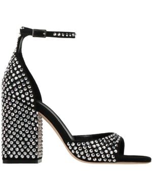 Paris Texas Holly Fiona 100Mm Suede Sandals - White