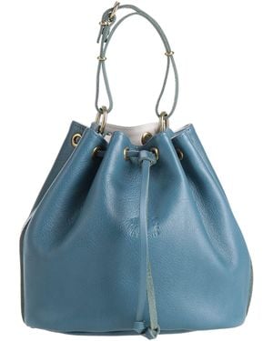 Il Bisonte Handbag Leather - Blue