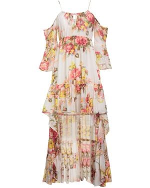 Blugirl Blumarine Maxi Dress Cotton - White