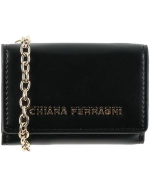 Chiara Ferragni Crossbody Wallet - Black