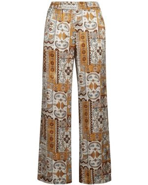 Eleventy Pants Silk - White