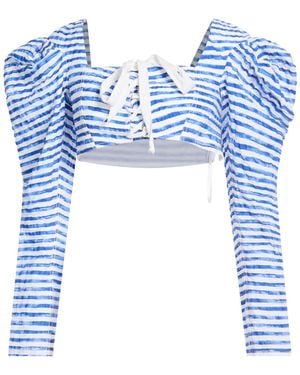 Philosophy Di Lorenzo Serafini Top - Blau