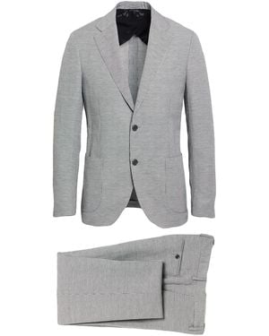 Lardini Suit Linen, Polyester - Gray
