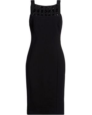 Roberto Cavalli Midi-Kleid - Schwarz