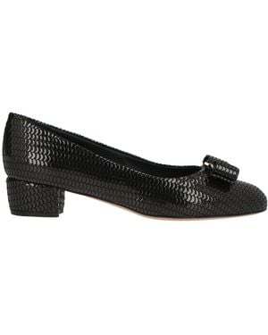 Ferragamo Pumps Calfskin - Black