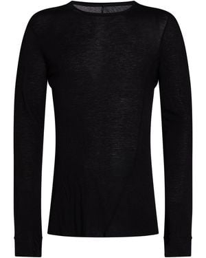 Masnada T-Shirt Viscose, Polyamide, Cashmere - Black