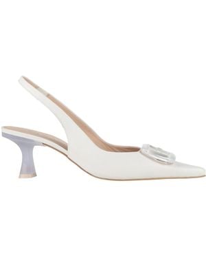 Zinda Court Shoes Leather - White