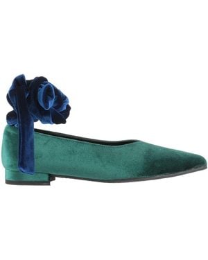 STRINGART Ballet Flats Textile Fibres - Green