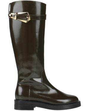 Alberta Ferretti Boot Leather - Black