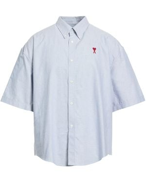 Ami Paris Shirt Cotton - Blue