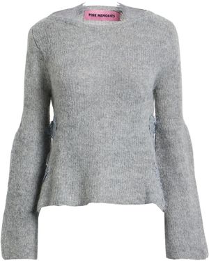 Pink Memories Jumpers - Grey