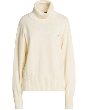 Sun 68 Turtleneck - White