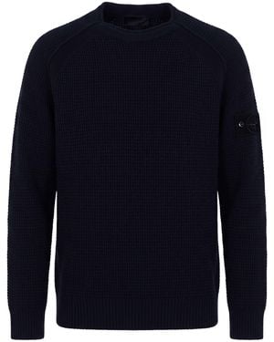 Stone Island Sweater Virgin Wool - Blue
