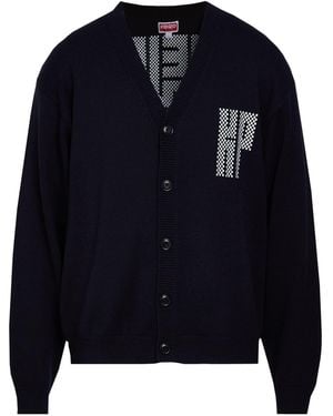 KENZO Strickjacke - Blau