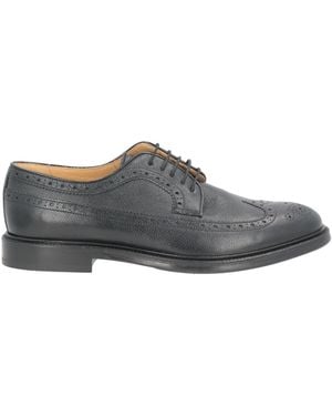 Brunello Cucinelli Lace-Up Shoes Leather - Grey