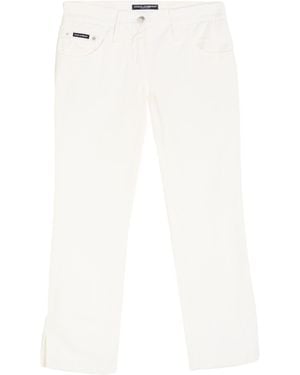 Dolce & Gabbana Pants Cotton - White