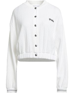Gaelle Paris Jacket Polyester, Elastane - White