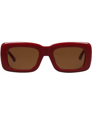 The Attico x Linda Farrow Sunglasses - Brown