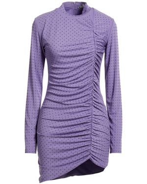 Patrizia Pepe Mini Dress Polyester, Glass - Purple