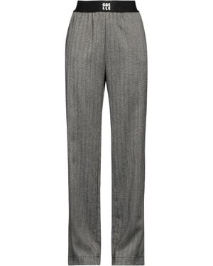 Gaelle Paris Trousers Polyester, Viscose, Elastane - Grey
