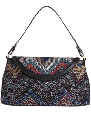 Missoni Handbag Textile Fibres - Black