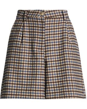 Motel Sand Shorts & Bermuda Shorts Polyester, Viscose, Wool - Gray