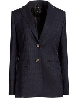 Etro Blazer Wool - Blue