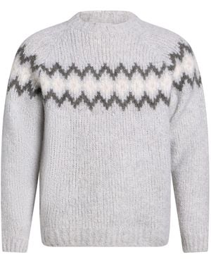 Eleventy Light Sweater Cashmere, Alpaca Wool, Silk - Gray