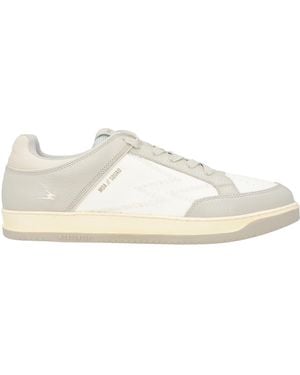 Moaconcept Light Trainers Leather, Textile Fibres - White