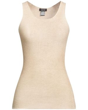Avant Toi Sand Top Cashmere, Silk, Polyester - Natural