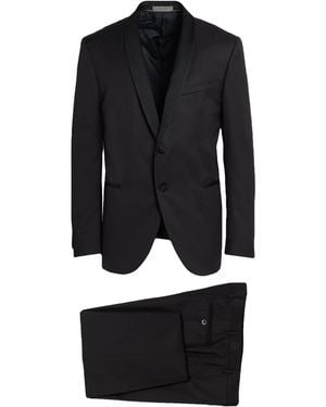 Corneliani Suit Virgin Wool - Black