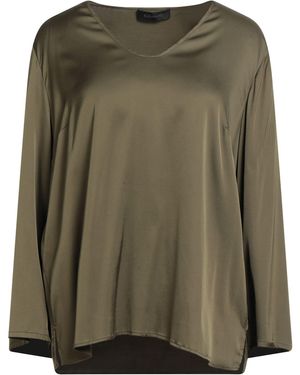 Elena Miro Military Top Viscose, Elastane - Green